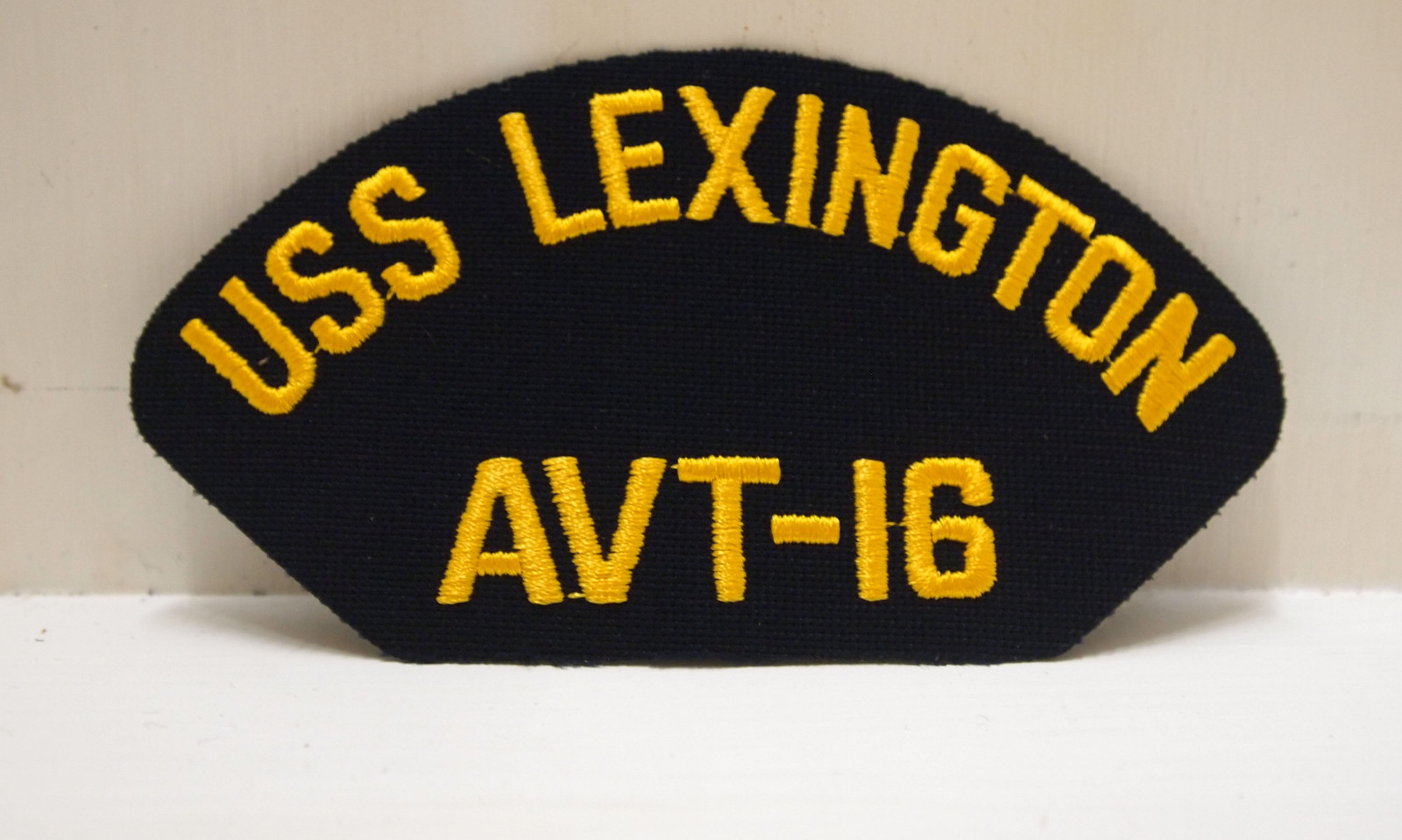 2 US Navy USS Lexington AVT-16 The Blue Ghost Patches Patch Ship Boat USN NAVY