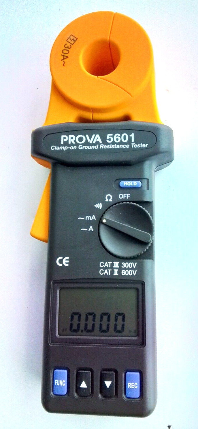 Prova 5601 clamp-on ground resistance tester