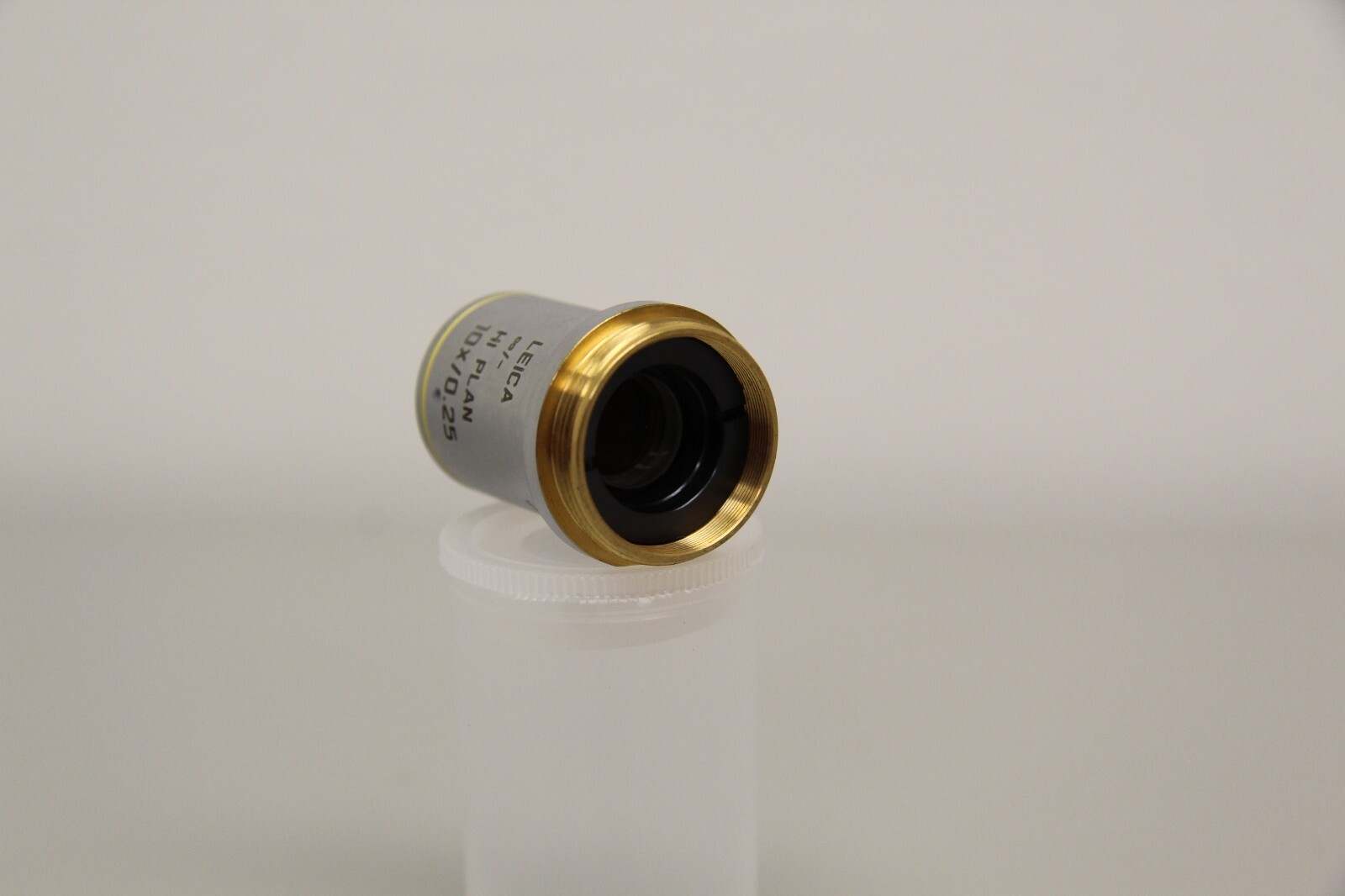 Leica HI Plan 10x/0.25 Microscope Objective Lens 506228 Excellent Condition