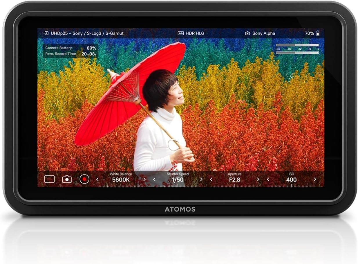 Atomos Shinobi II Lightweight HDMI 4K Camera Monitor w/ HDR Touchscreen - Black