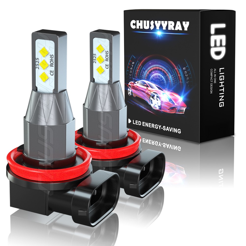 2x H11 LED Fog Lights Bulbs For Honda Accord Coupe 2-Door 2008-2015 White 6000k