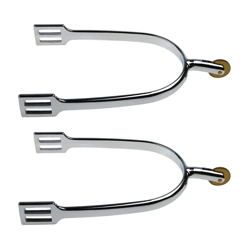 Enhances Control English Spurs Zincs Alloys 30mm Neck for Equestrians
