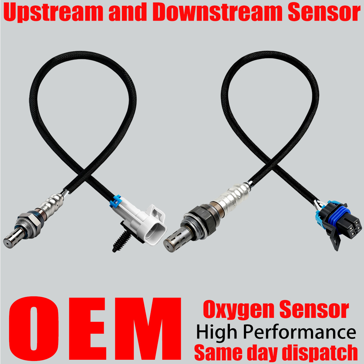 2PCS OEM Upstream & Downstream Oxygen & Sensor For Chevy Cobalt Saturn Pontiac