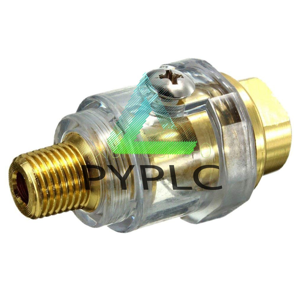 1/4" BSP Mini In-Line Oiler Lubricator for Pneumatic Tool & Air Compressor Pipes