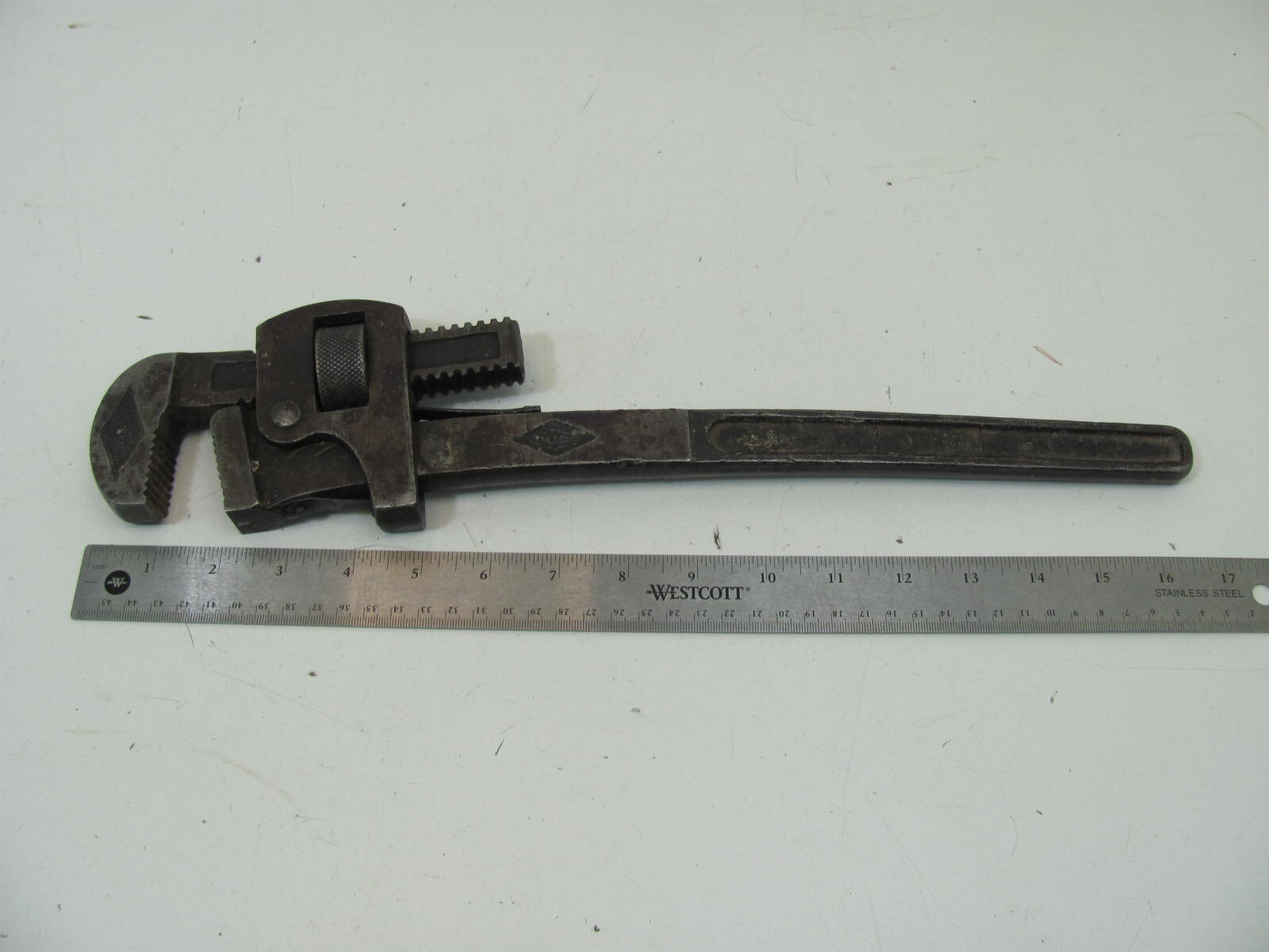 Vintage Walworth Co 18" Genuine Stillson Heavy Duty Pipe Wrench made in USA