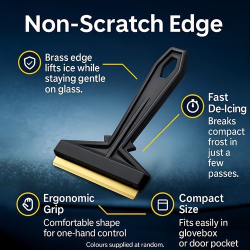 1Pcs Ice Scraper Heavy Duty Soft Handle Car Van Windscreen Snow Remover Tool