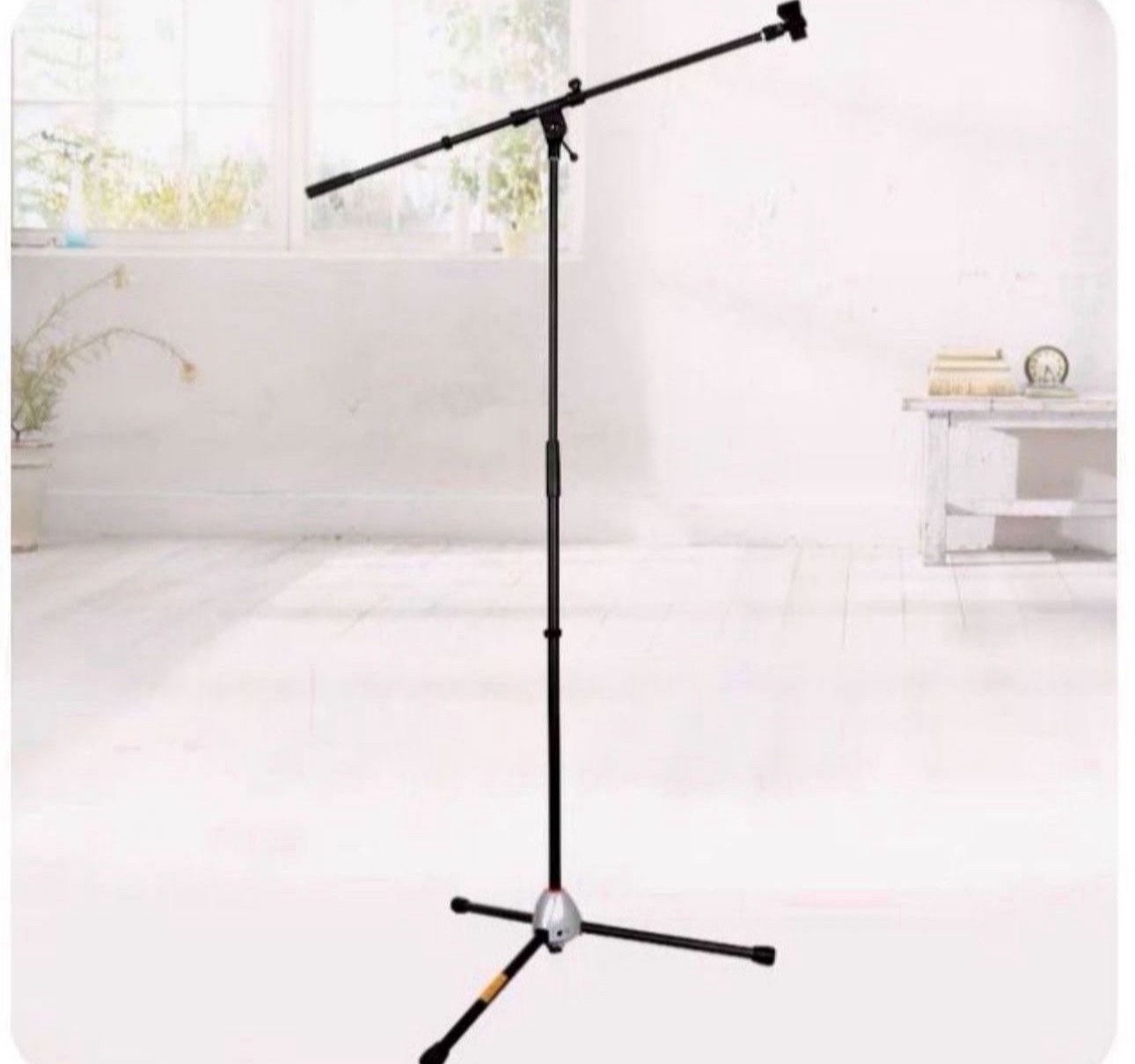 FITUEYES MICROPHONE STAND Heavy-Duty Tele-Boom Mic Stand