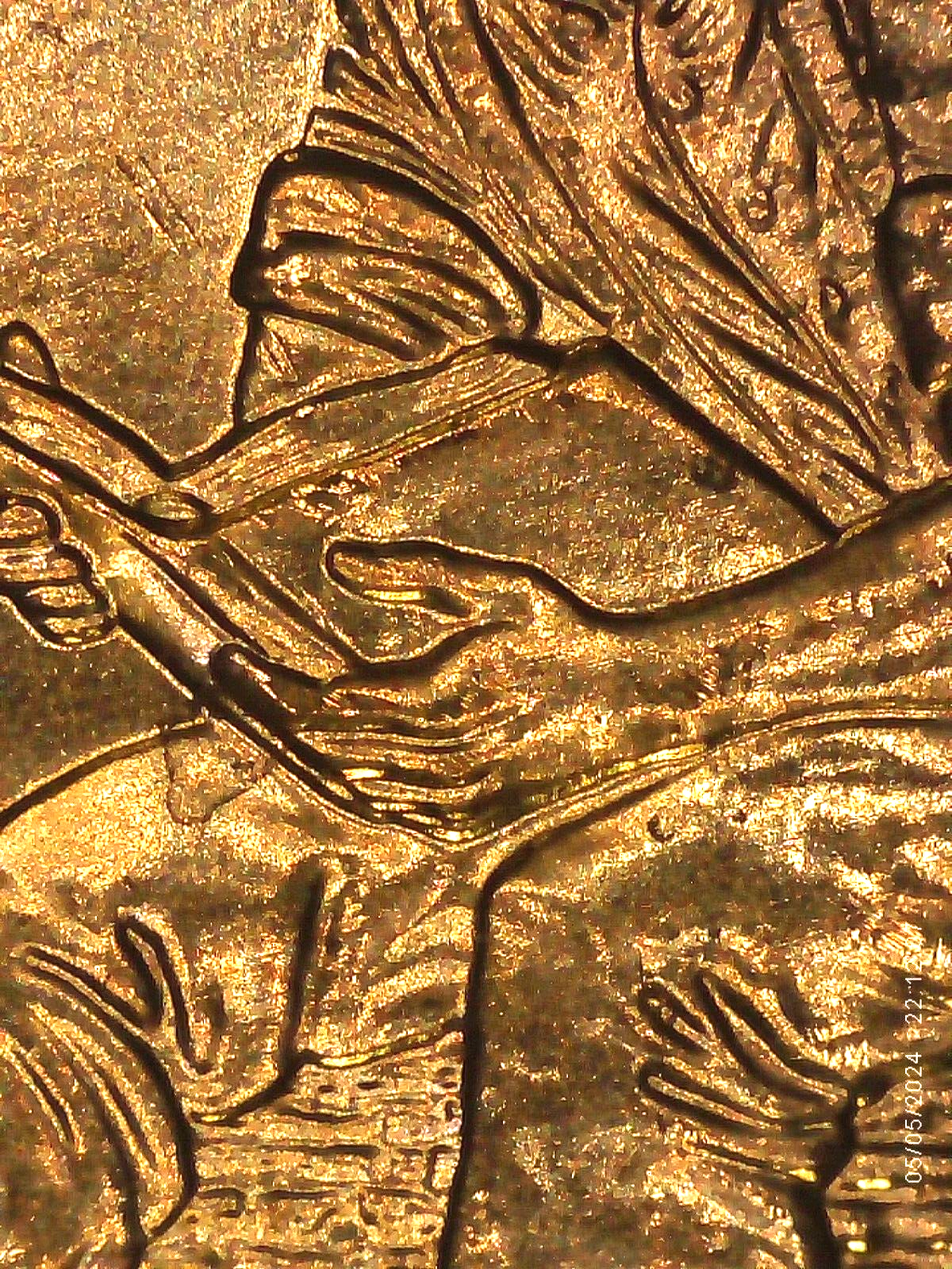 2009 P BU FY DOUBLED DIE REVERSE ERROR WDDR-033