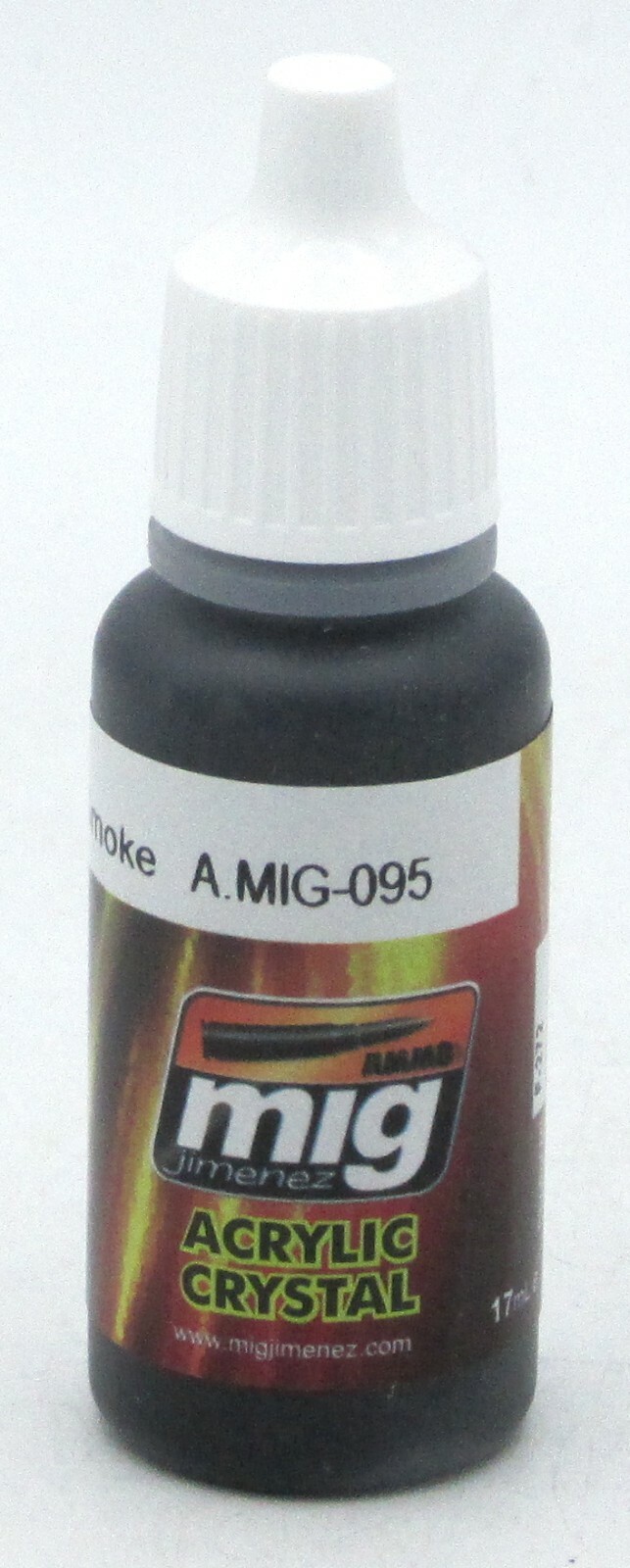 Ammo AMIG-0095 Crystal Smoke (17ml) Acrylic Paint by Mig Jimenez Black Glass