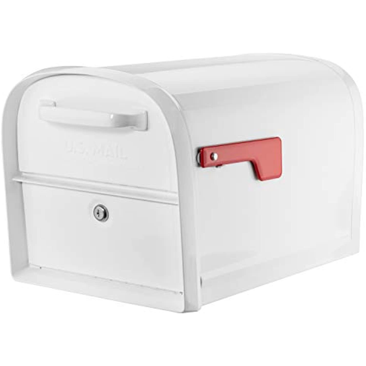 Architectural Mailboxes 6300W-10 Oasis 360 Mailbox, White