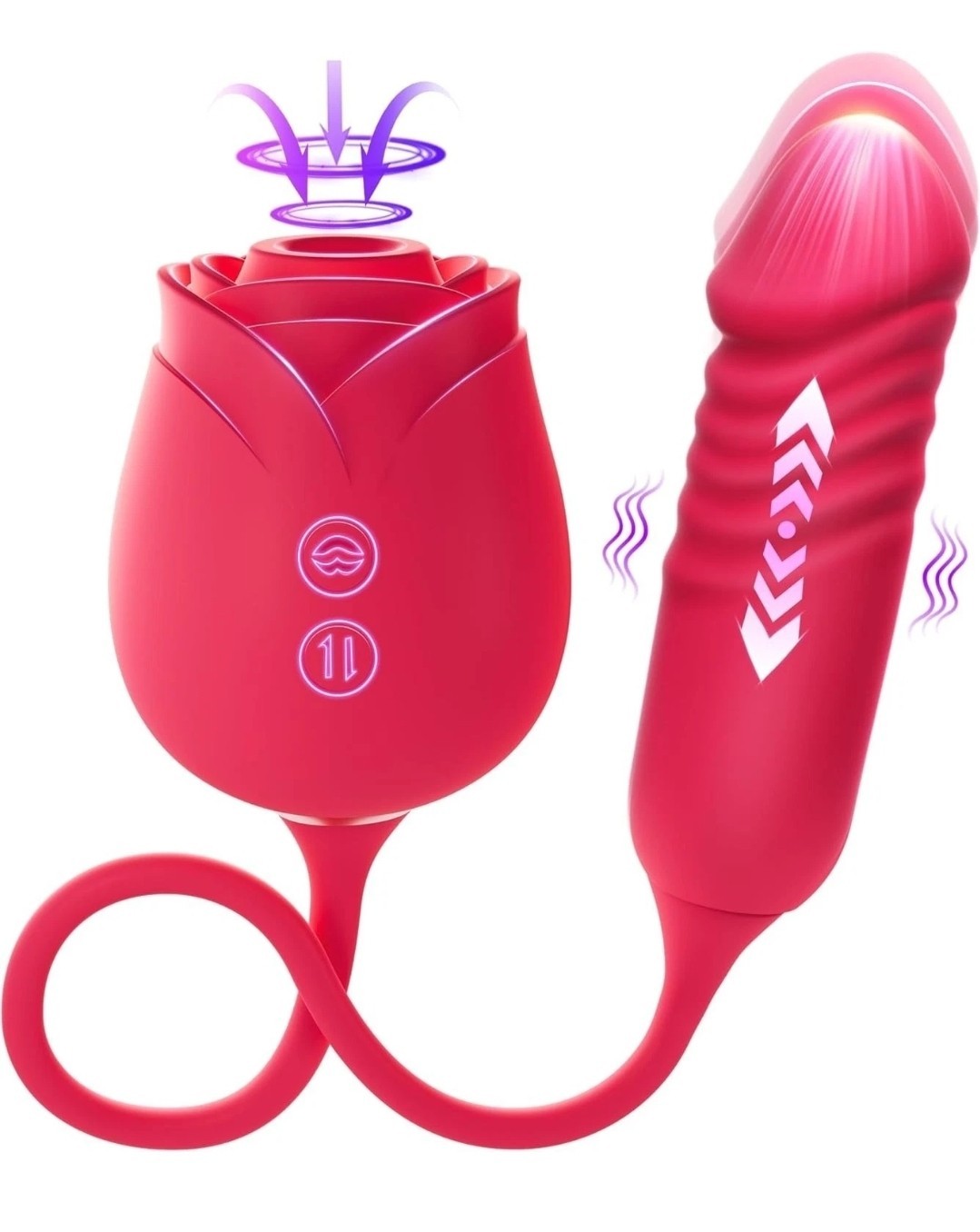 Rechargeable Personal Massager Tongue 10 Quiet Vibration Modes Cordless 2026