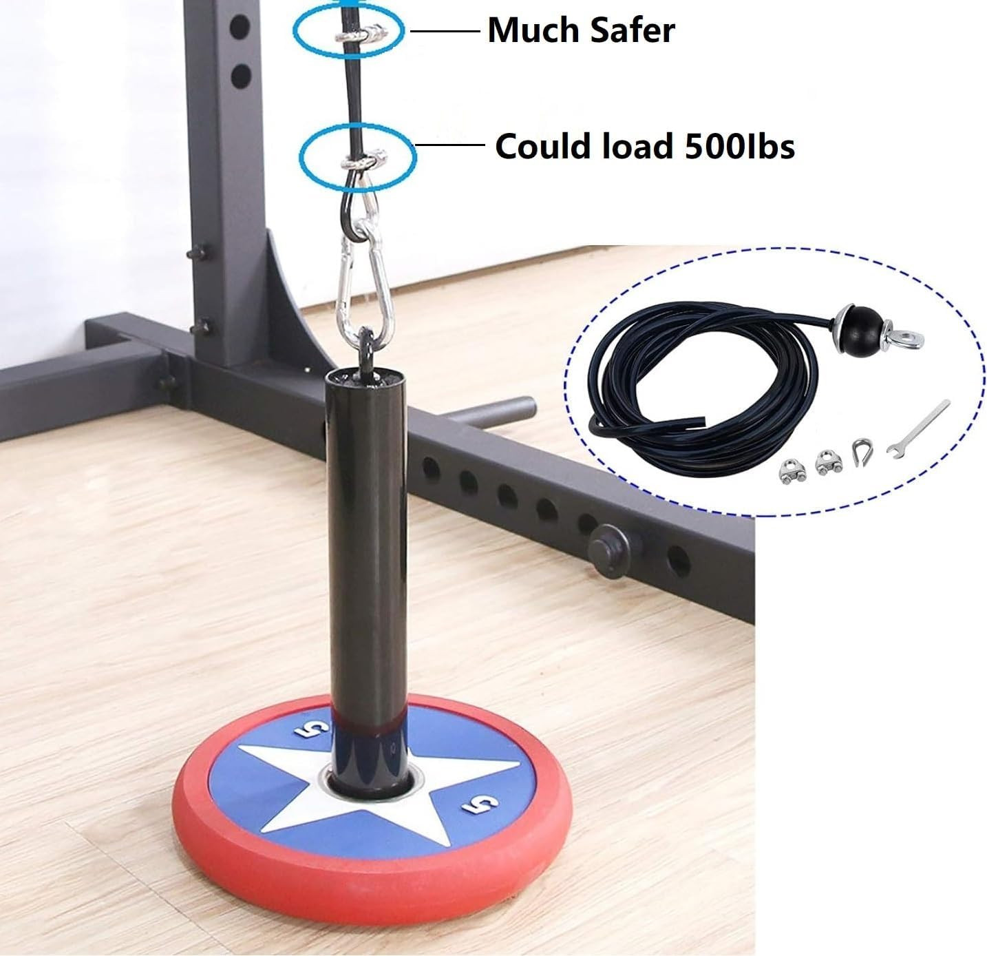 Adjustable Fitness Pulley Cable,Replacement Cable Machine Accessories,Cable Pull