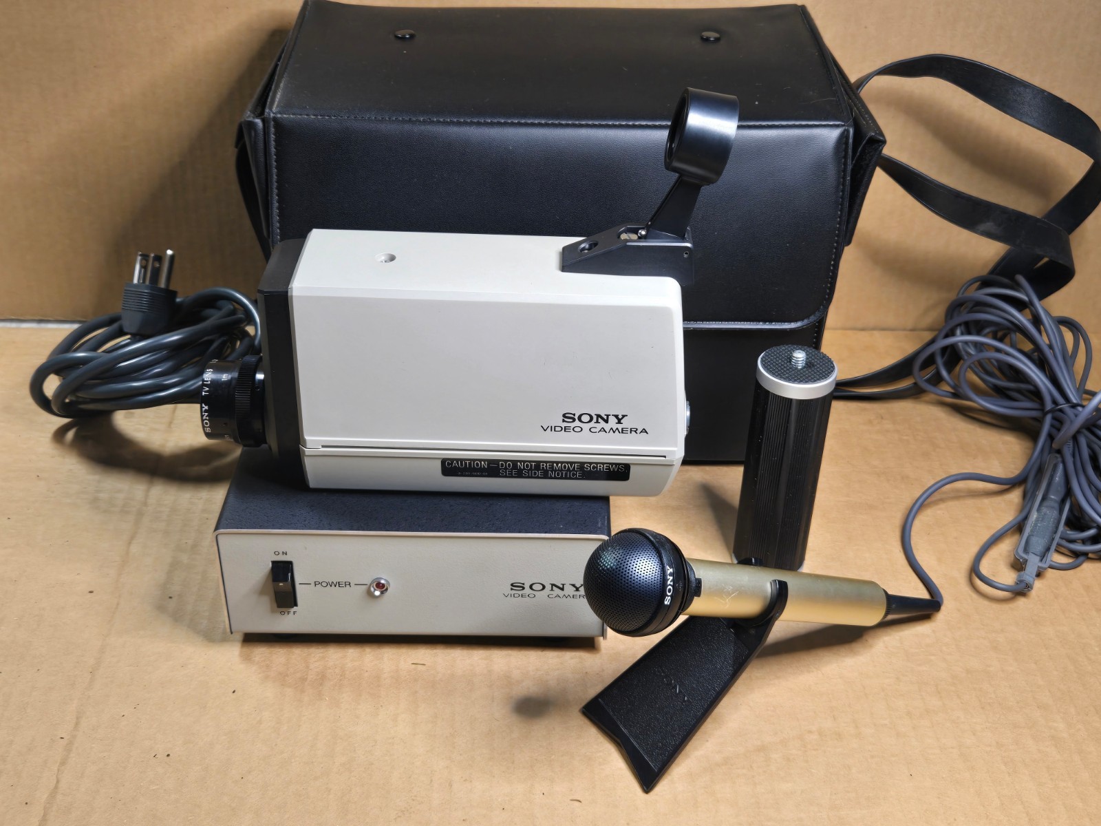 Sony Vintage Video Camera & Power Unit AVC-1420 - Very Clean - Untested