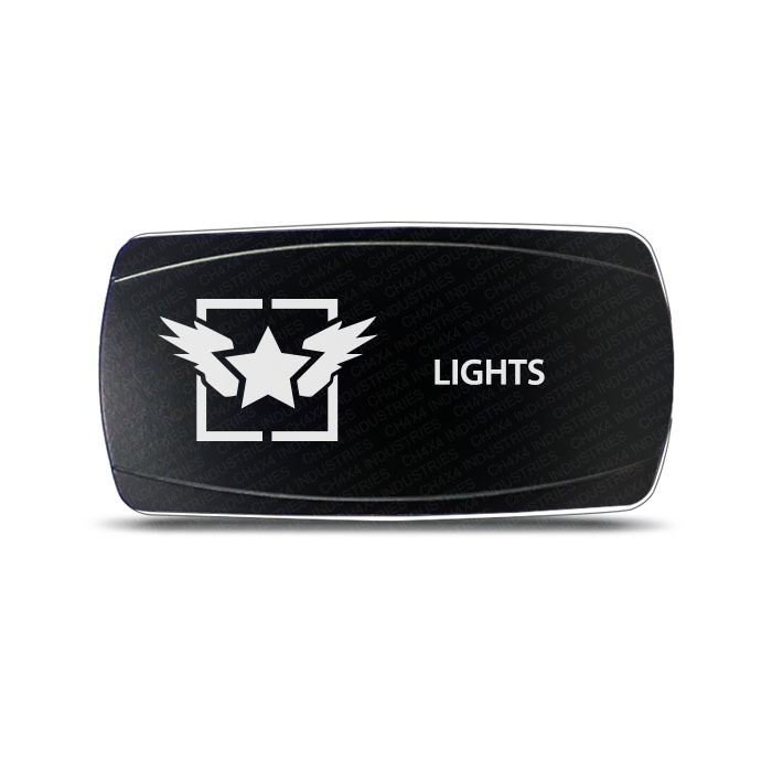CH4X4 Rocker Switch Military Lights Symbol 11