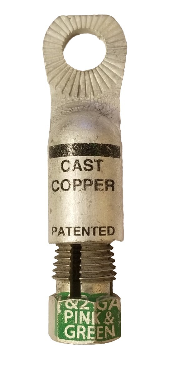 Quick Cable  5802-001-347F Compression Cast Copper Terminal  3/8" Stud 1&2 Gauge