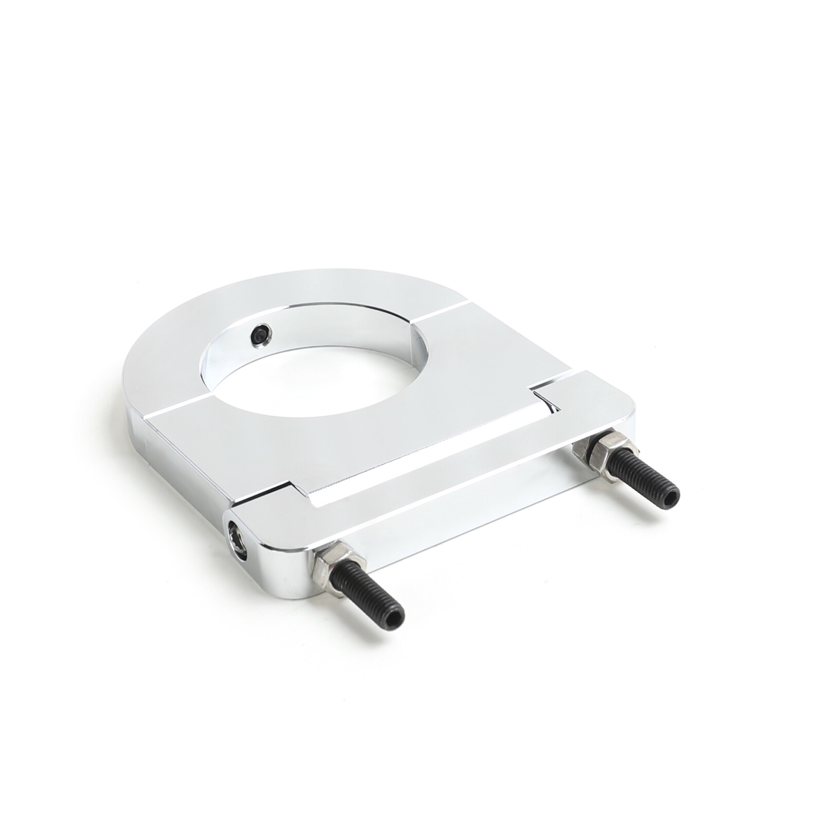 Chrome Universal Aluminum Street Rod 2" Steering Column Drop Bracket 2 1/2" Drop