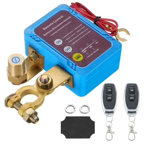 Battery Kill Switch, Remote Battery Disconnect Switch, 12V 240A, Smart