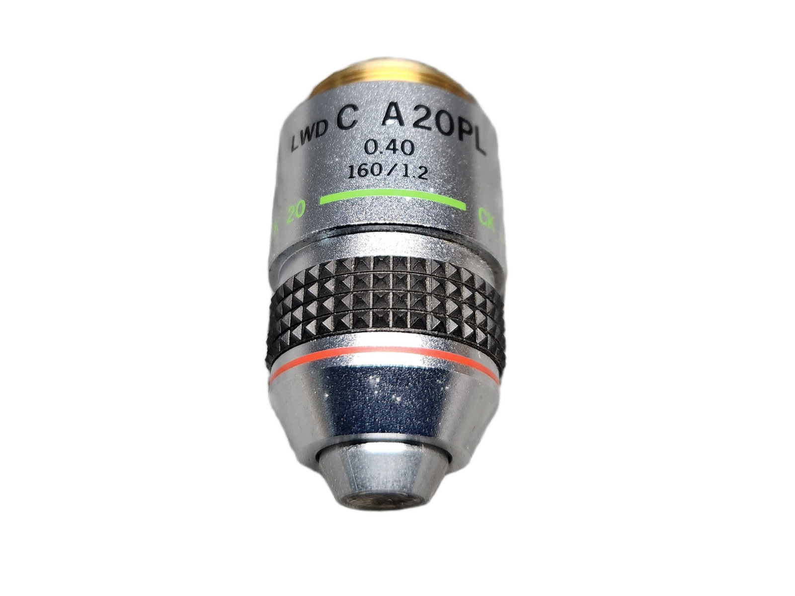Olympus LWD C A20PL 20x 0.40 160/1.2 CK 20 Microscope Objective Lens