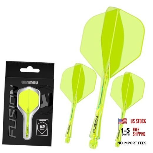 Fusion No.2 Integrated Flight & Shaft System - Intermediate (28mm) Yellow