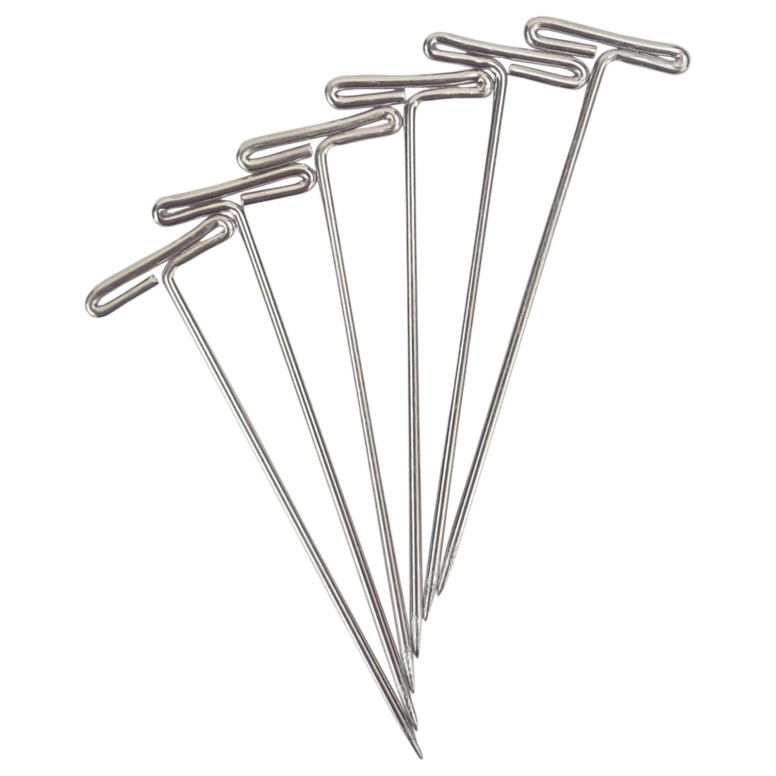 Dissecting Pins, Nickel-Plated Steel, T-Shaped, 2 in., 1/2 lb. Box