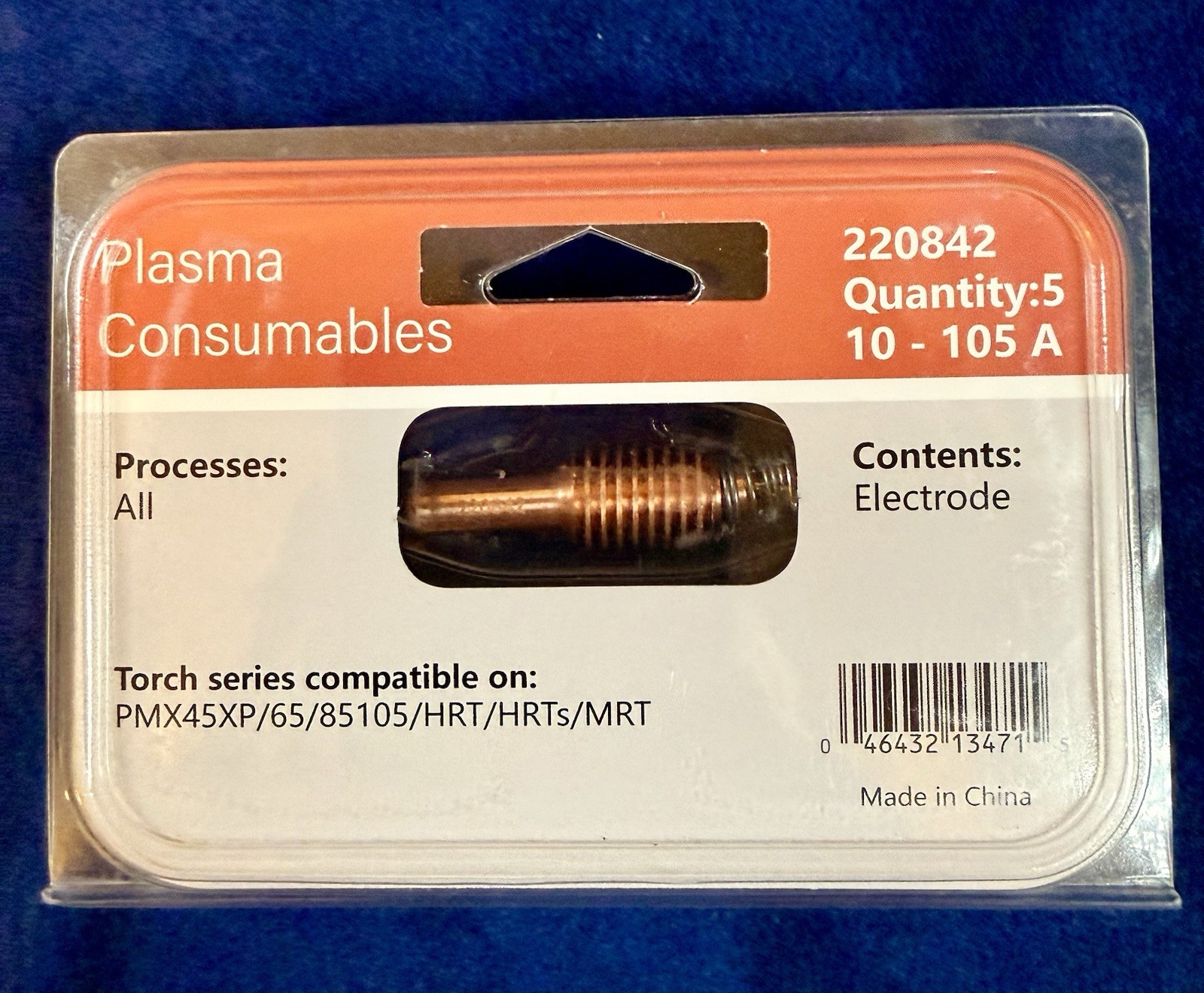 Plasma Consumables 10- 105A Electrodes 220842 - 5 Pack series , see deacription
