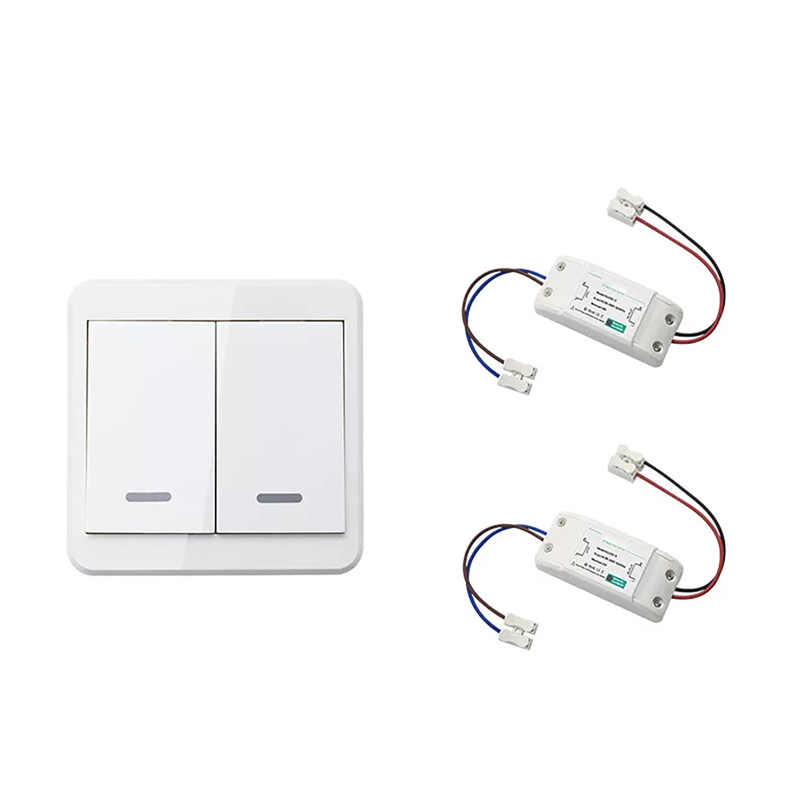 433MHz White Wireless Remote Control Light Switch Controller Accessories