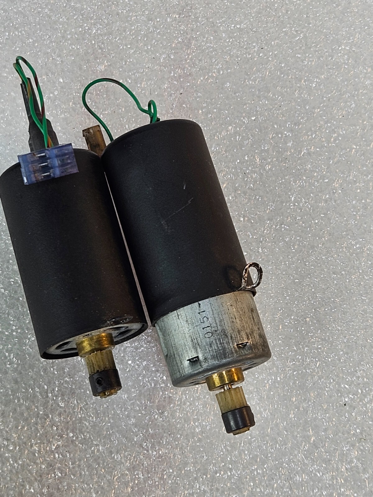 Lot of 2  Small Motors 1  " Wide  X 2 " Long see photos for details 0151-045