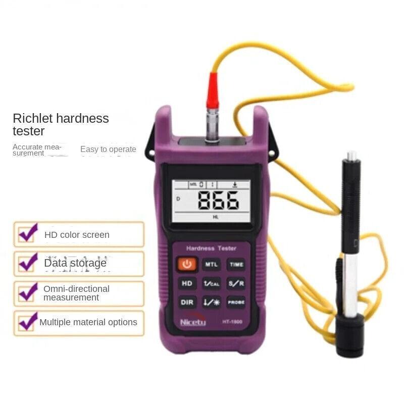 Portable Rebound Leeb Hardness Tester Diamond Selector Tester Hardness HT-1800