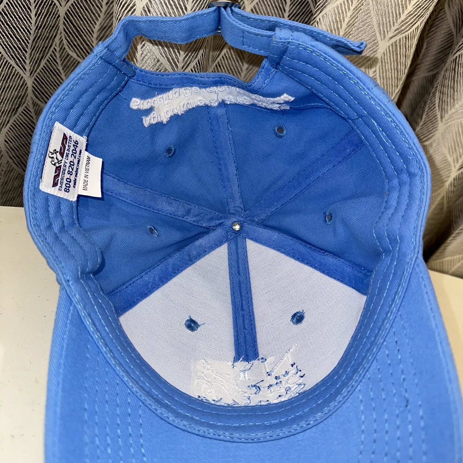 NY Sire Stakes Buckle Strap Hat Sky Blue Pristine