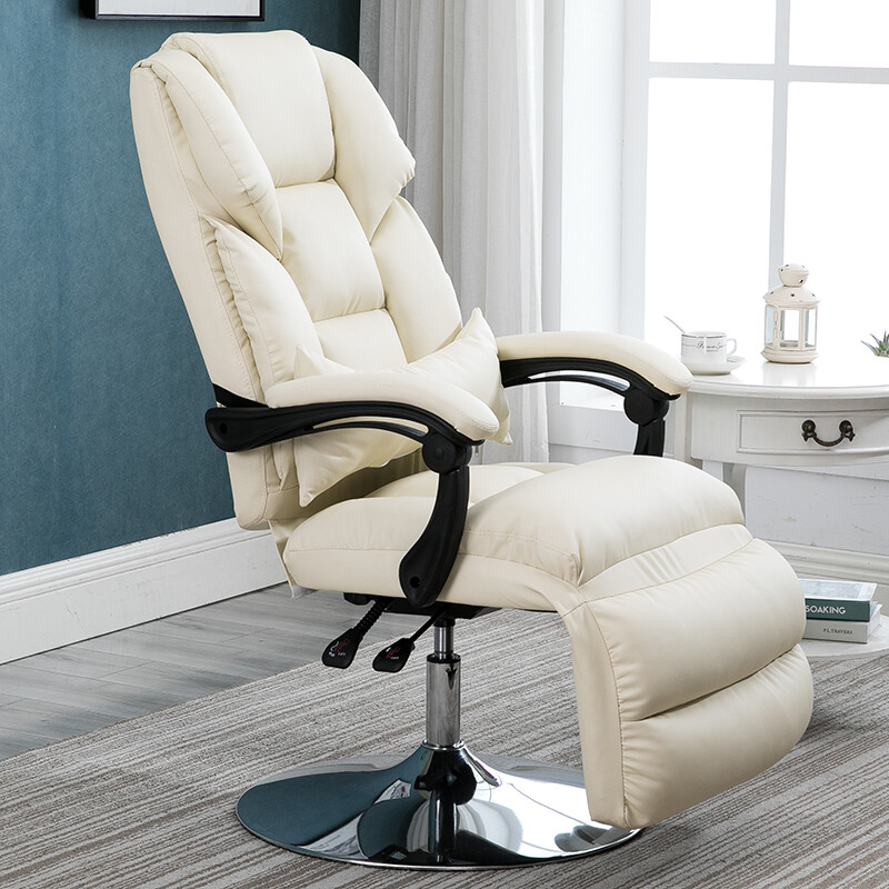 White 360 Degree Rotating Air Pressure Chair for Facial Beauty Home Office Chair