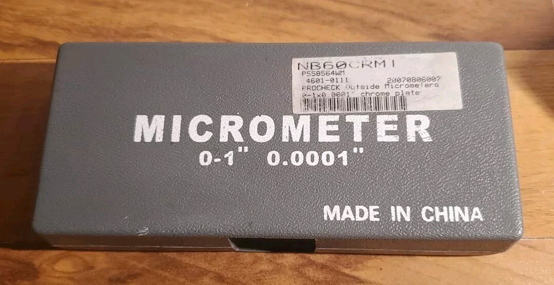 Pro Check Micrometer 0-1'' .00001''