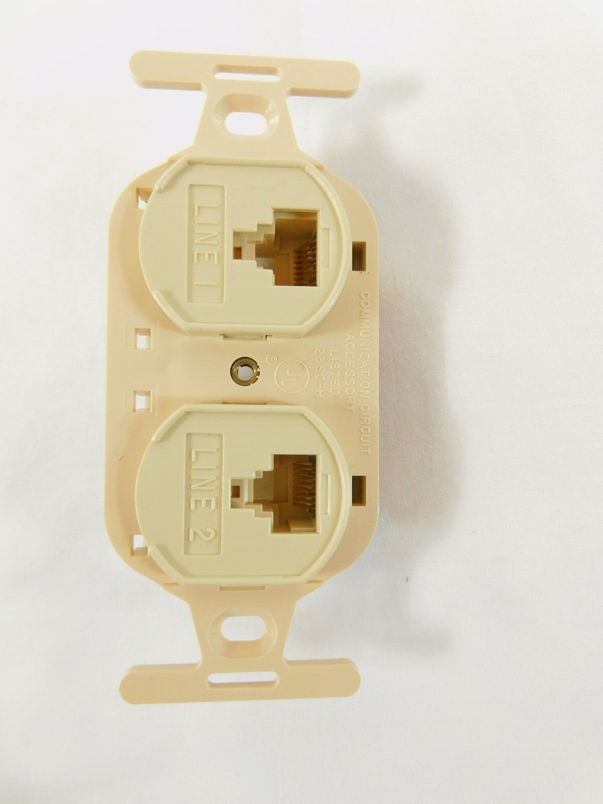 Duplex Floor/Wall Jacks 8/8-Conductor 110-IDC Terminals SUTTLE - QUANTITY OF 25