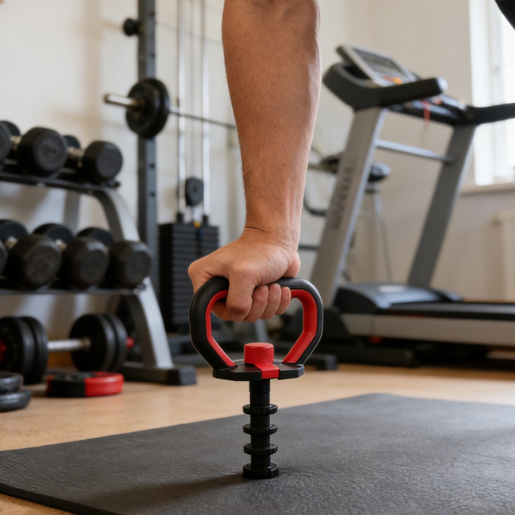 Kettlebell Dumbbell Handle: Kettlebell Attachment Kettle Grip for Weight Plates