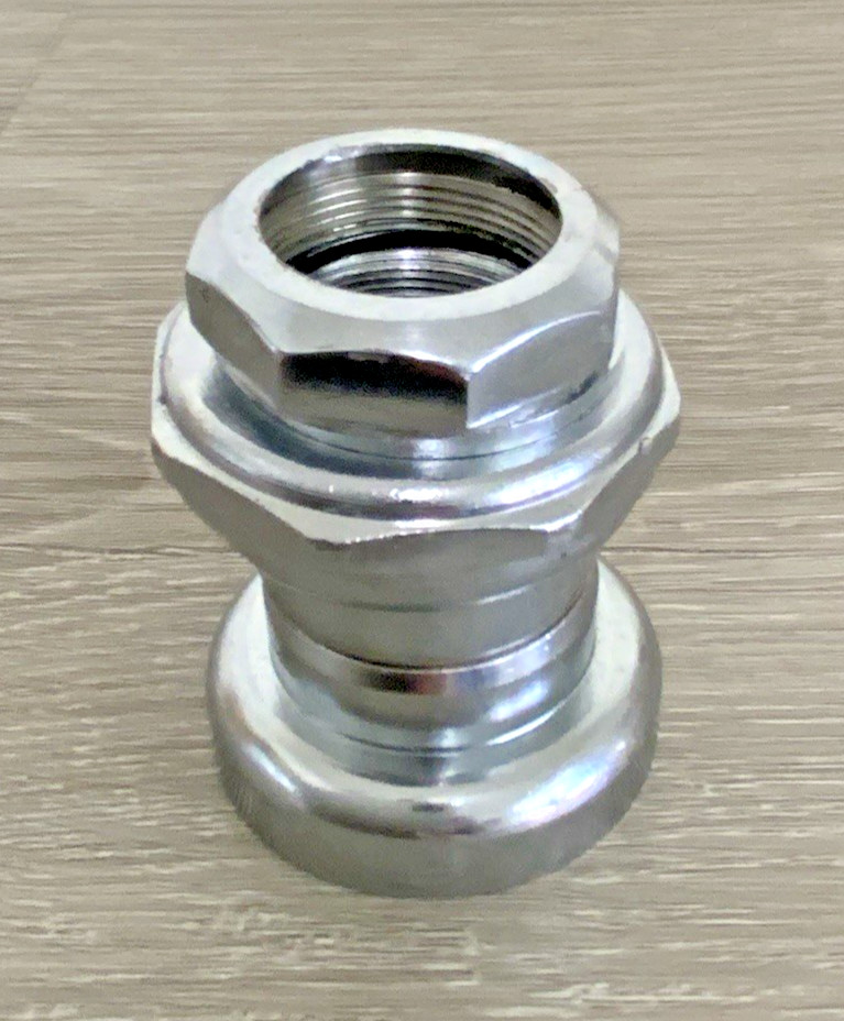 STEEL HEADSET ONE INCH THREADED BRITISH ALLOY 27 MM CROWN RACE