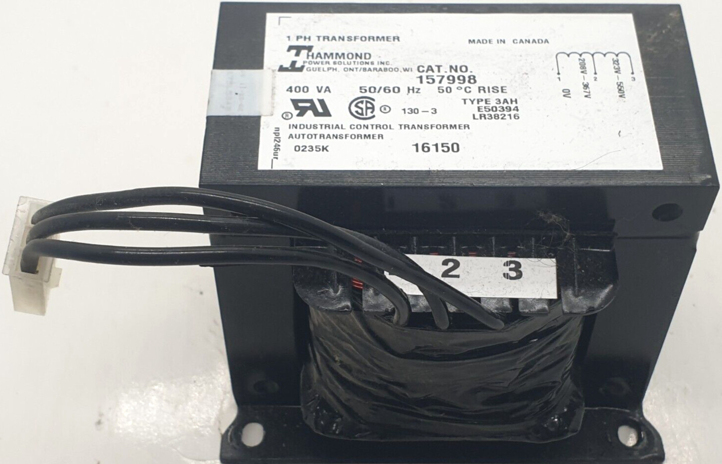 Hammond 157998 PH Transformer
