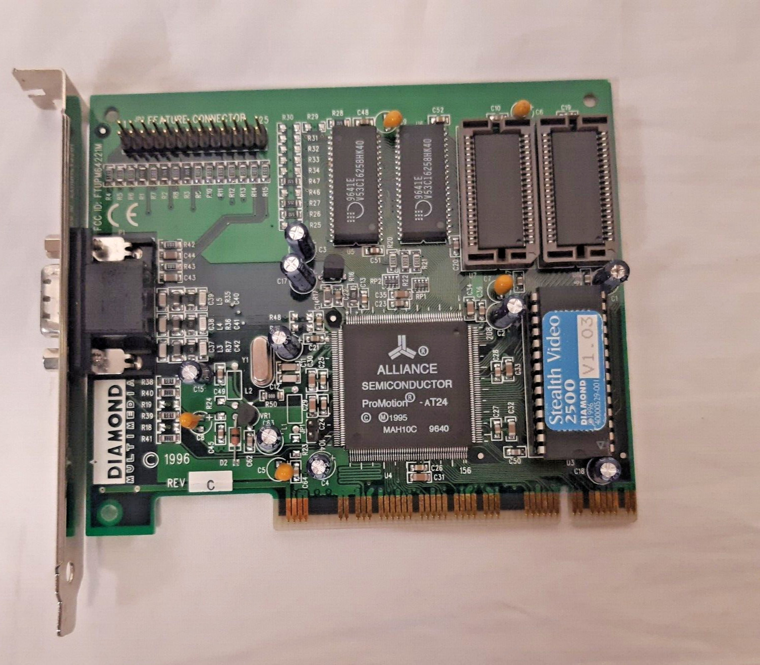 VINTAGE Diamond 2MB PCI Stealth Video 2500 Alliance aT24 CHIPSET,  NEW OLD STOCK