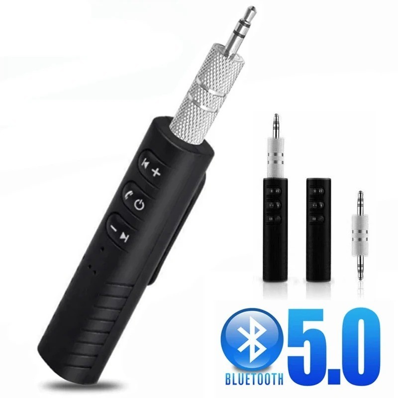 Wireless Bluetooth Receiver AUX 3.5mm Audio Stereo Music Hands Free Car Adapter