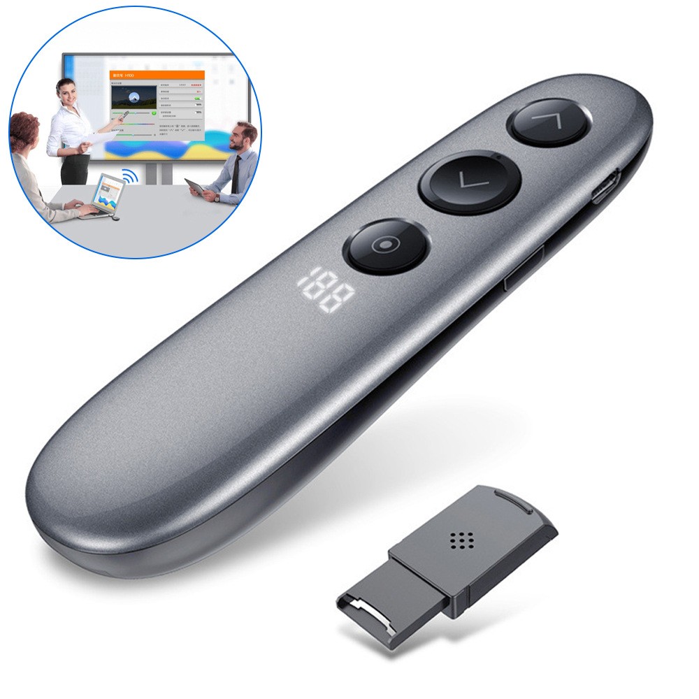 Remote PowerPoint Pointer Wireless Presenter - Red Laser PPT Clicker