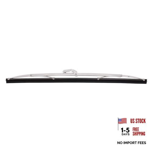 110424 Polished Stainless Steel Bayonet Type Wiper Blade, Fits Using 13-inch