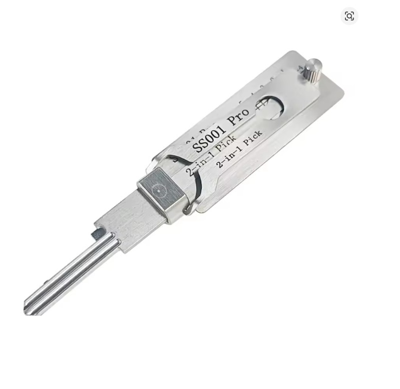 SS001 Pro Metal Key Decoder Tool Precision Hook & Pick Set O-ring Pickup Lock