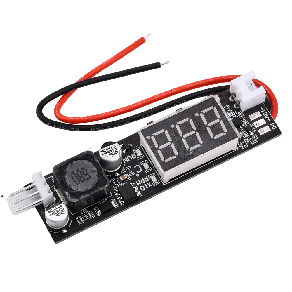 DC12V 2-3 Wire Fan Temperature Speed Controller with Temperature Sensor Probe
