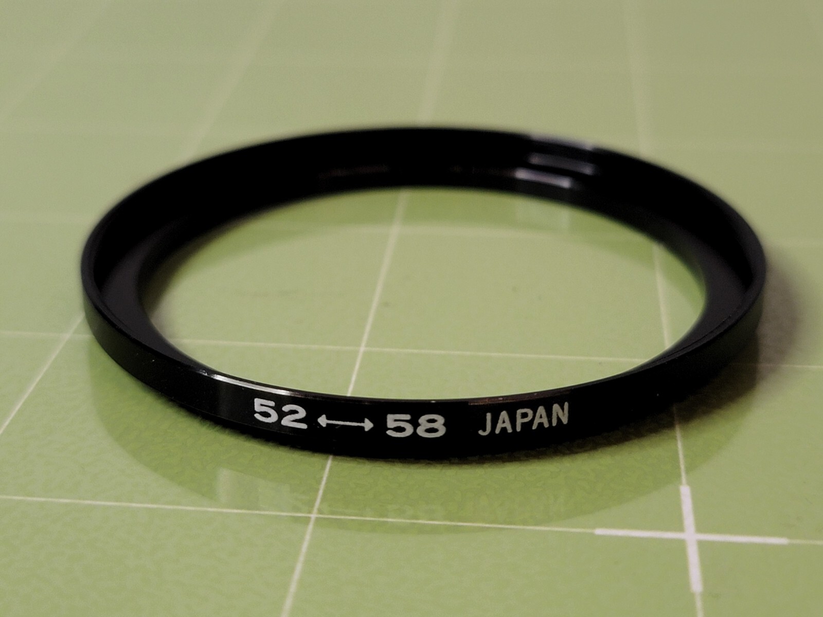 52mm to 58mm Step up ring Metal adapter Vintage Japan Adapter