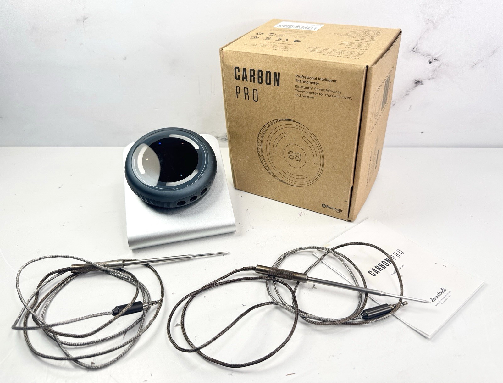 Lavatools Carbon Pro Smart-Cooking Chefs 3-Probe Bluetooth Thermometer