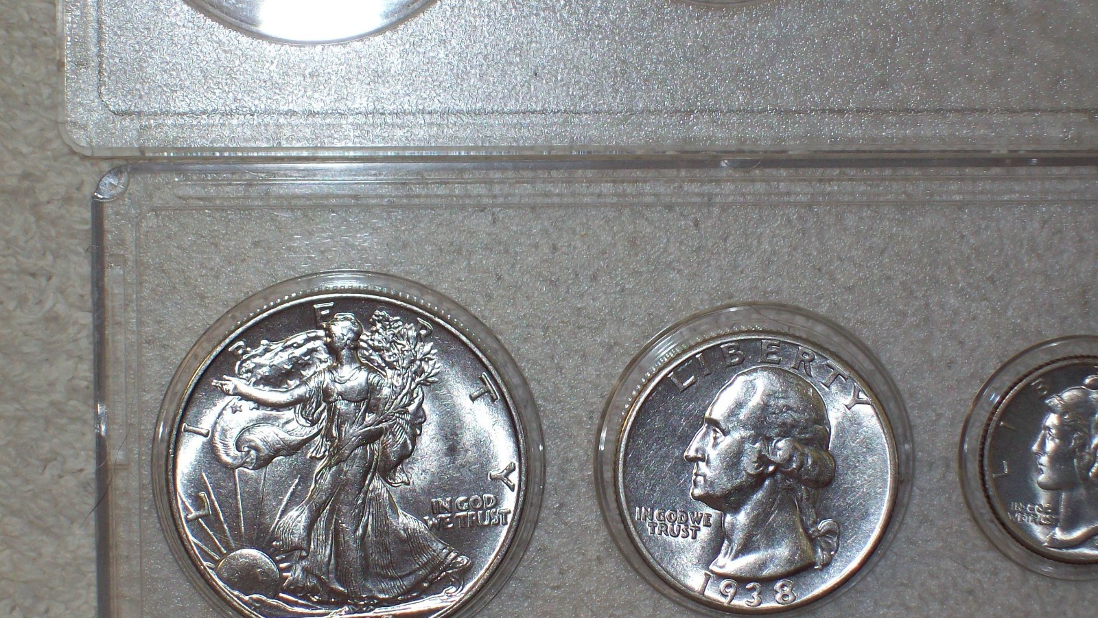 1938 MINT SET PHILADELPHIA MINT UNCIRCULATED +