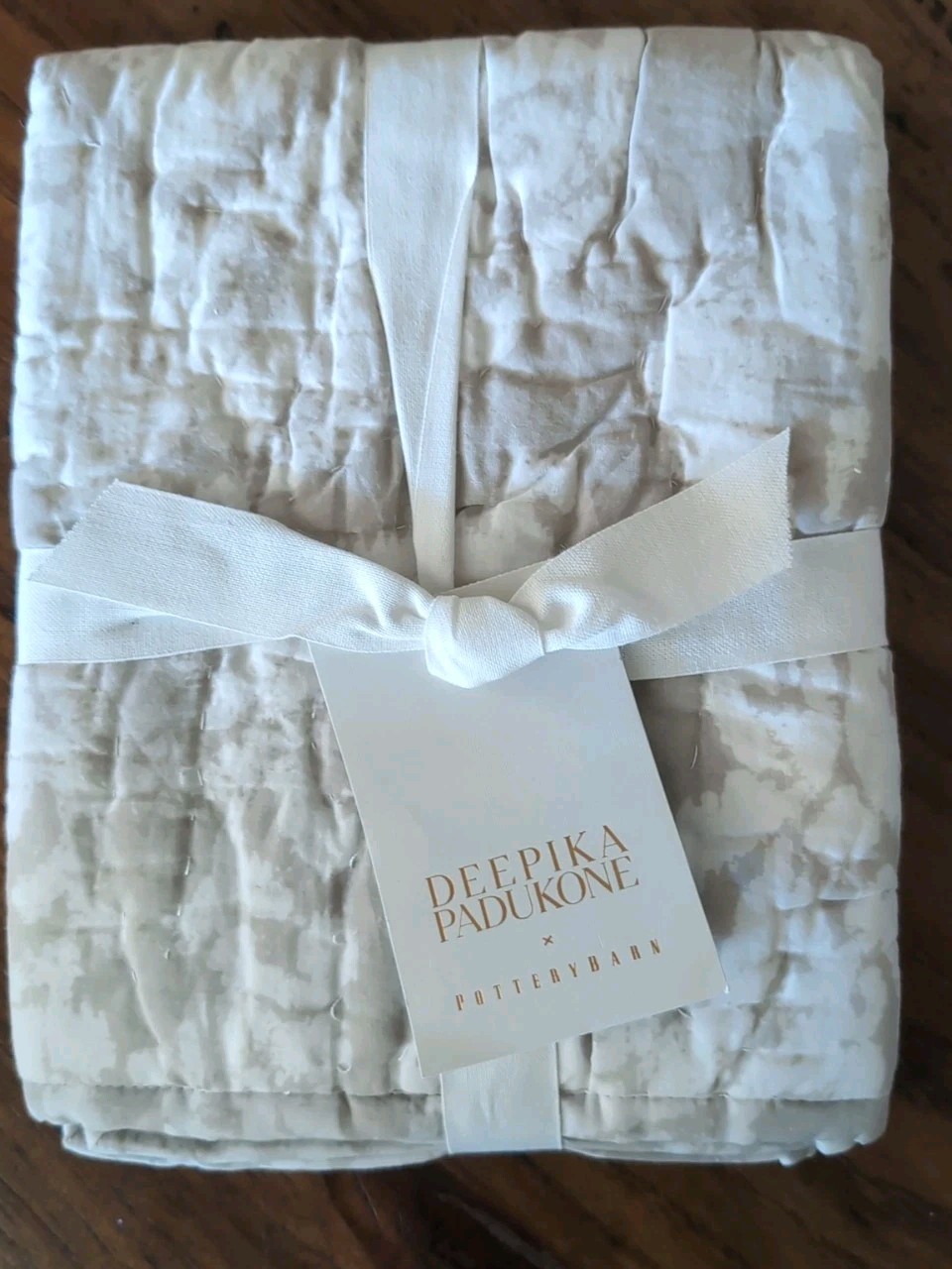 POTTERY BARN Deepika Padukone Handcrafted Std Sham-NWT