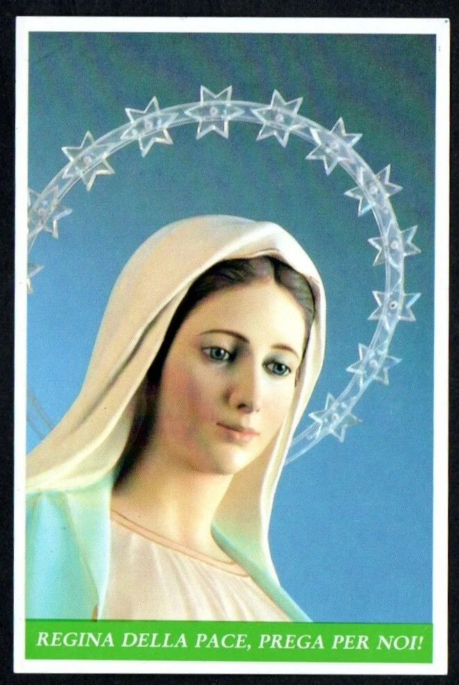 Holy card de la Virgin santino image pieuses estampa