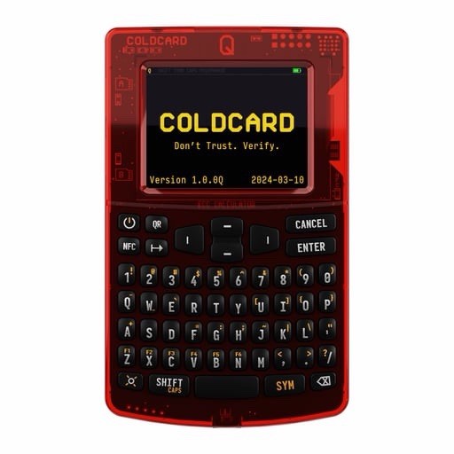 *NEW* COLDCARD Q with QR scanner, 3xAAA battery support, dual SD card Slots