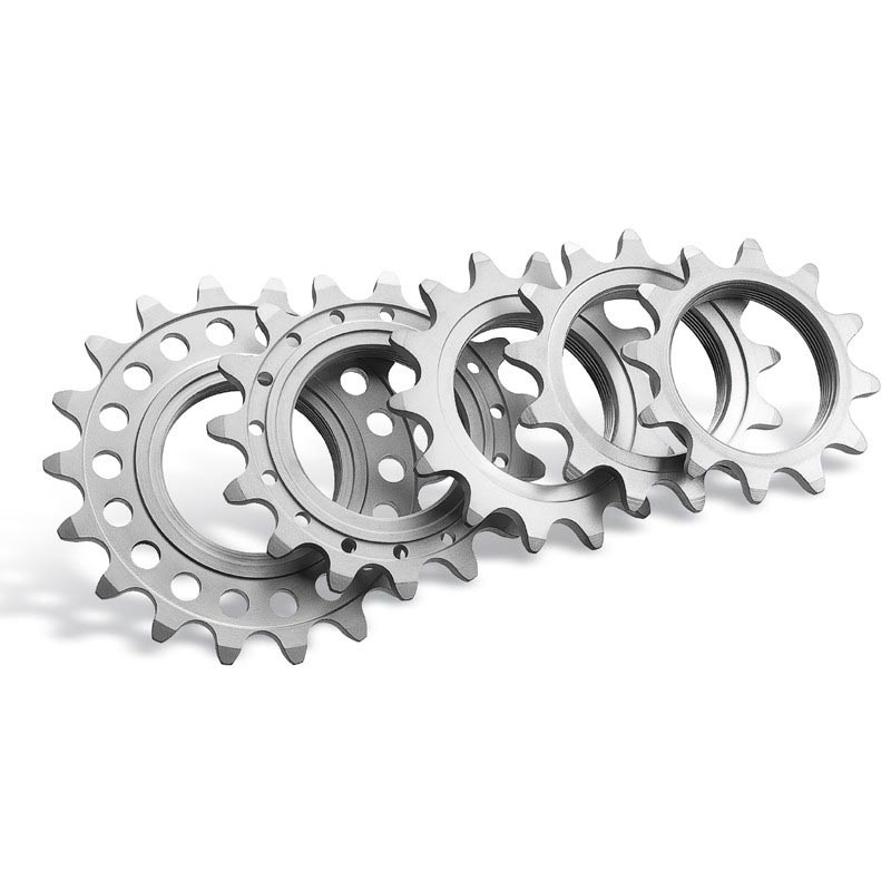 Miche 1/8 Integrated Fixed Track Sprocket, Silver, 17t