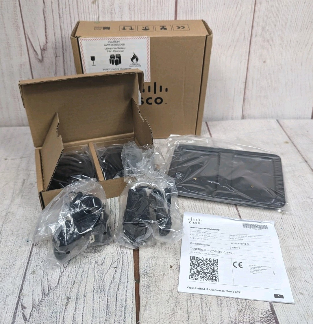 NEW Cisco CP-8831-MIC-WRLS Wireless Microphone Kit for IP Conference Phone 8831