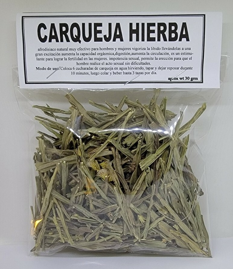 CARQUEJA HIERBA 30 GR DIABETIS,AFRODISIACO,DIURETICO,MEJORA LA CIRCULACION